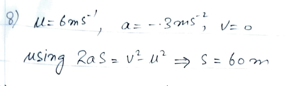 Douglas Quadling Mechanics1 Exercise1C Q8