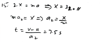 Douglas Quadling Mechanics Exercise2B Q15