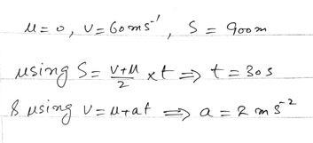 Douglas Quadling Mechanics 1 
Exercise 1B Q5